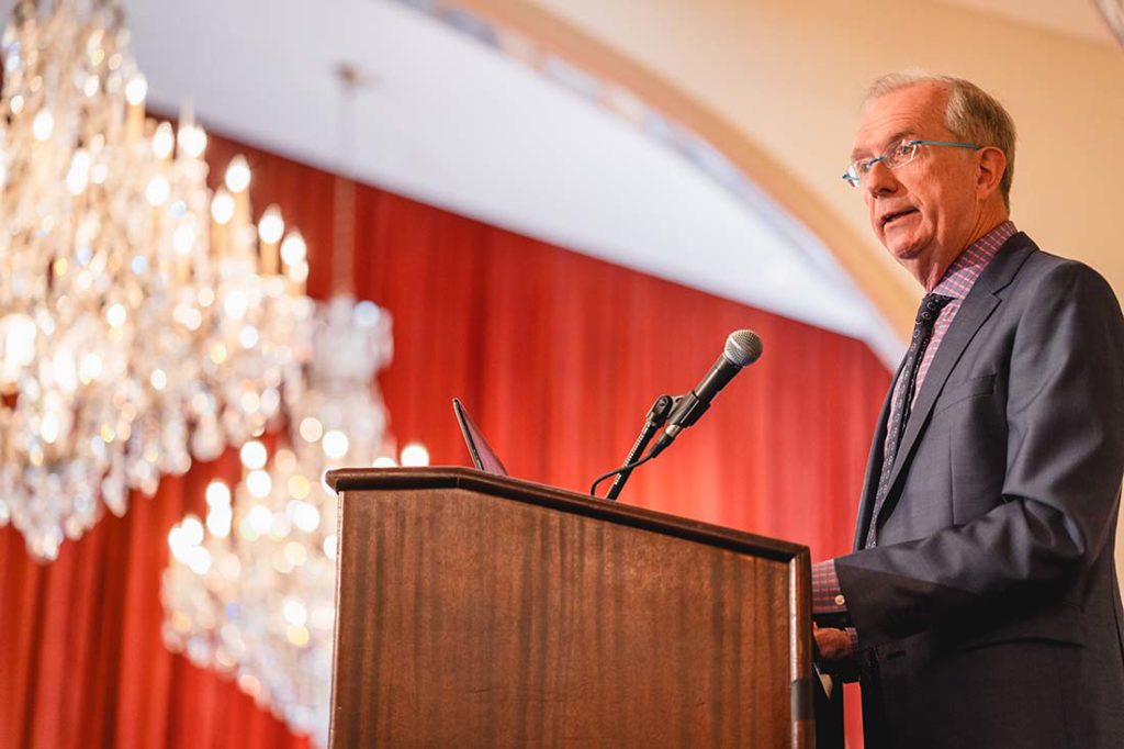 William G. Tierney calls for higher ed to engage with democracy at 41st Pullias Lecture