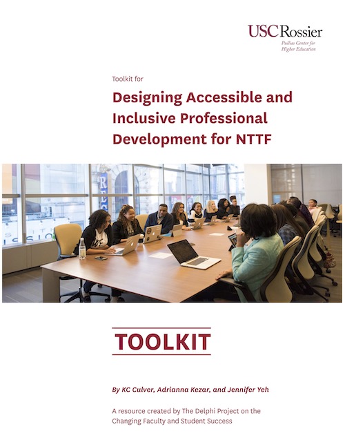 Designing Accessible and Inclusive Professional Development for NTTF Toolkit